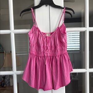 Free People Scarlett Ruched Tank Top